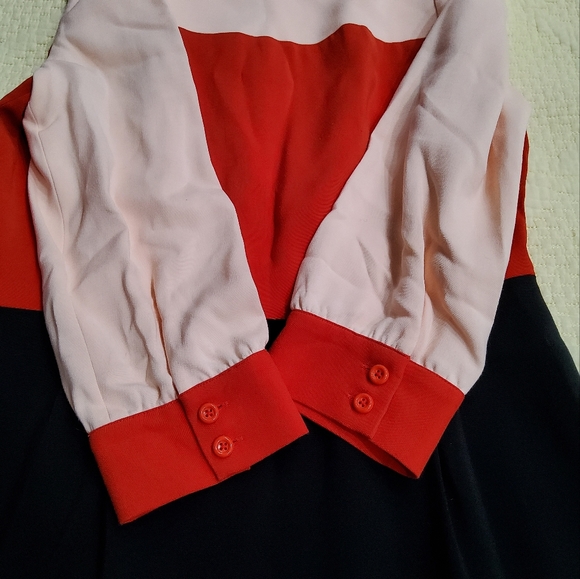 Kate Spade Parker Colorblok Dress Size 6 - Picture 7 of 16